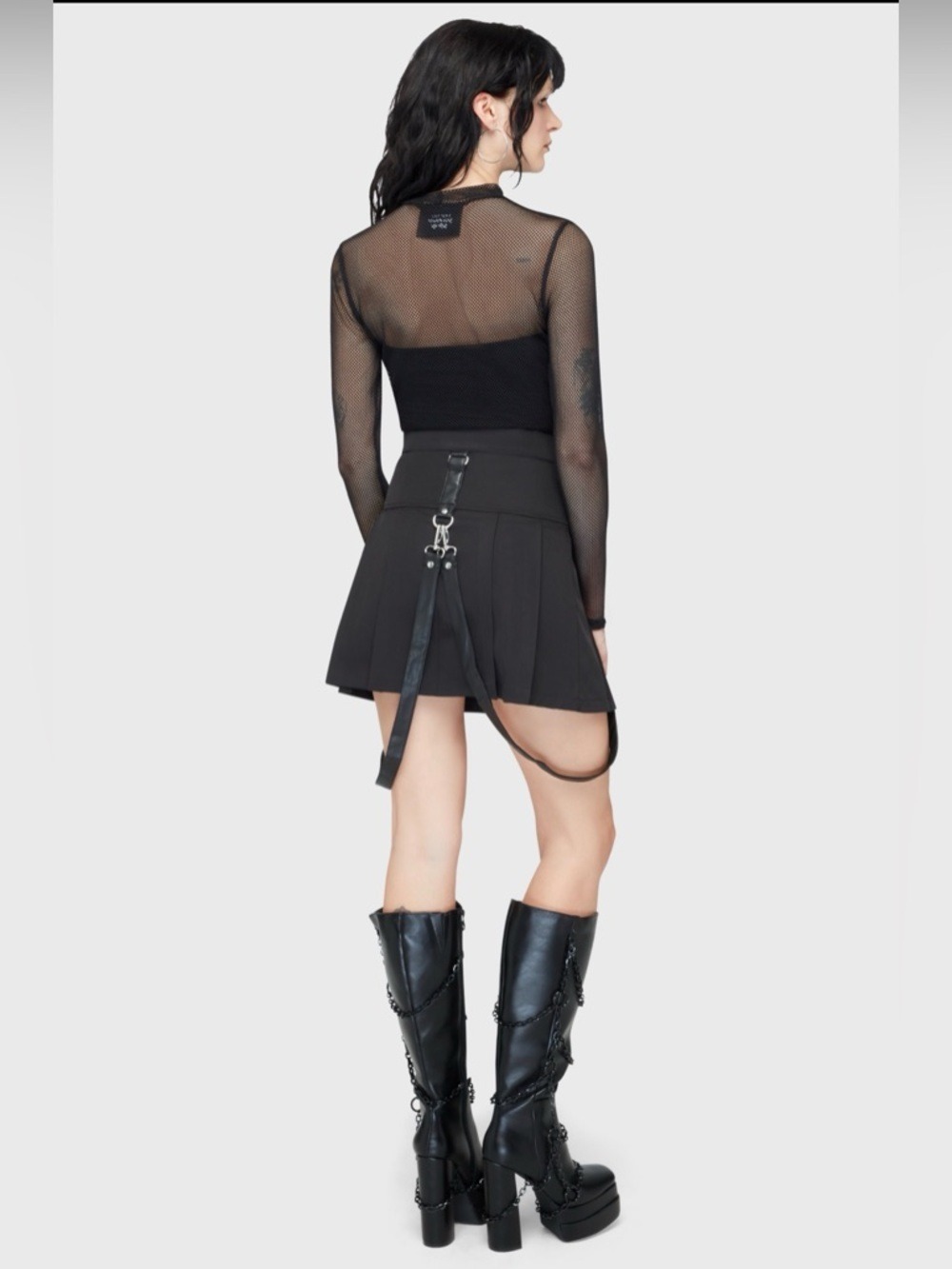 KILLSTAR Planetary Party Fishnet Mesh Top NWT Small - Picture 3 of 8